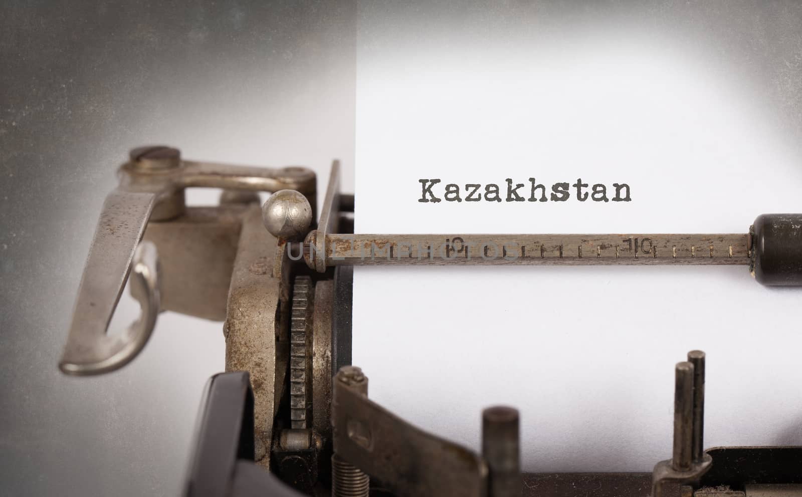 Old typewriter - Kazakhstan by michaklootwijk