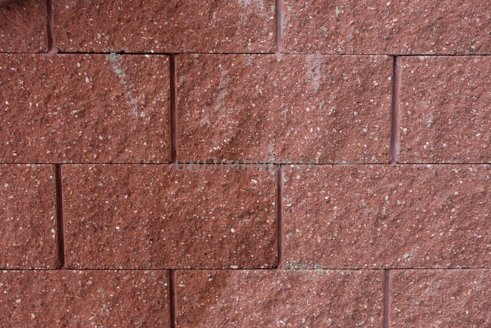 Decorative red stone wall, nice color background