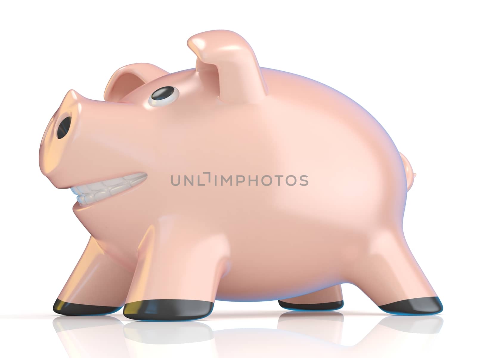 Piggy bank concept, Ceramic pig. 3D by djmilic