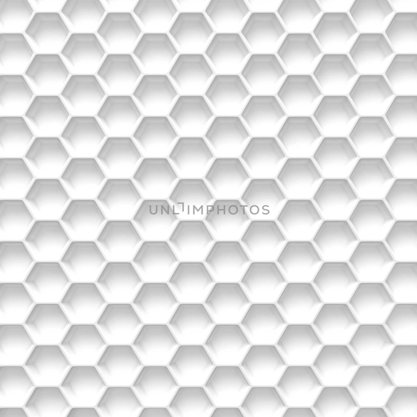 Black and white honeycomb. Abstract background. 3D by djmilic