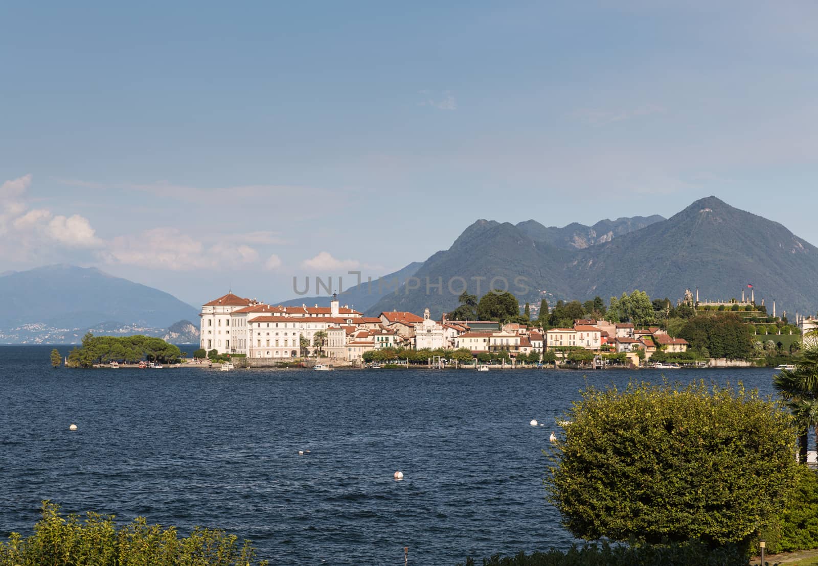 Isloa Bella in Lake Maggiore near Stresa Italy by chrisukphoto