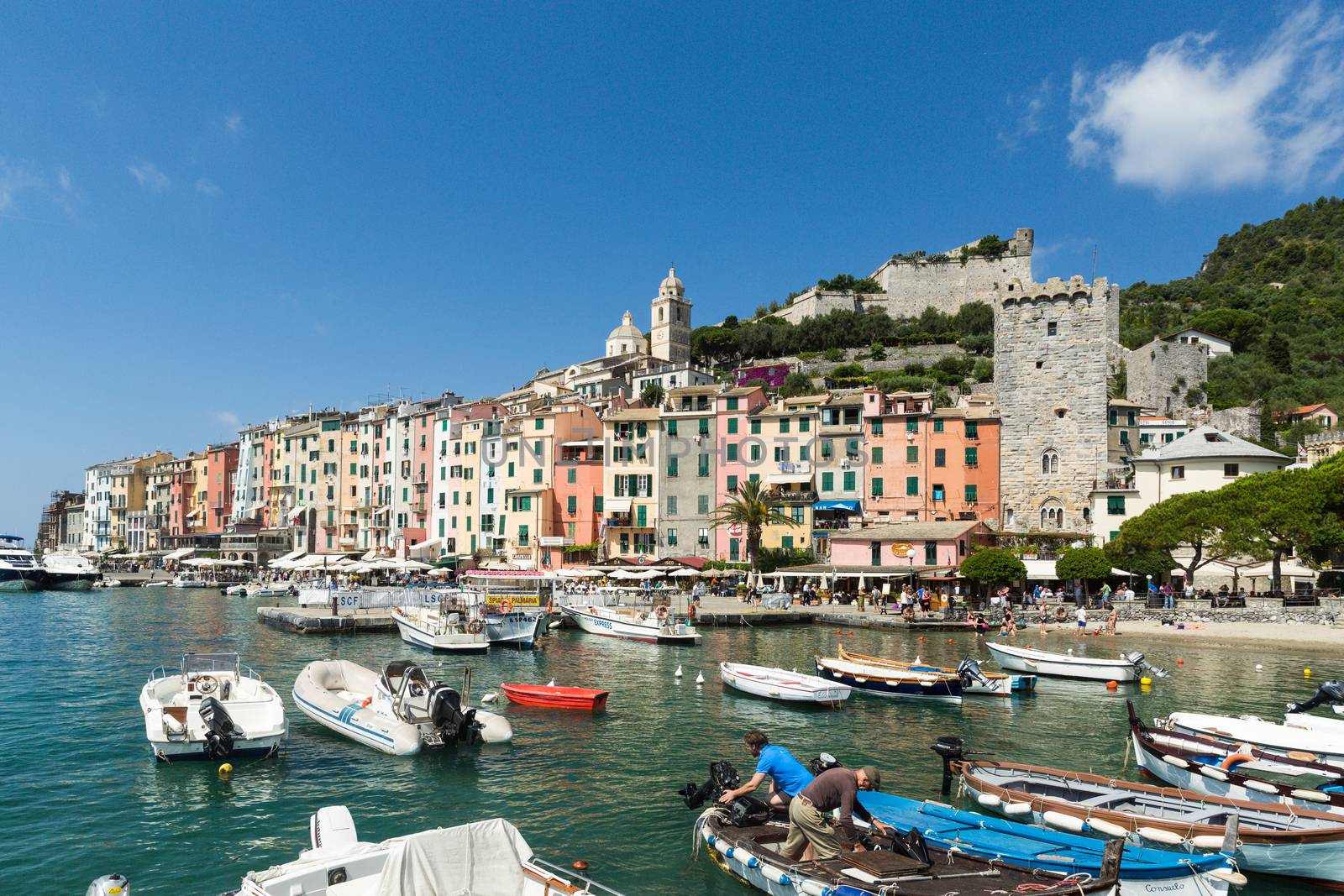 Portovenere in the Ligurian region of Italy near the Cinque Terre