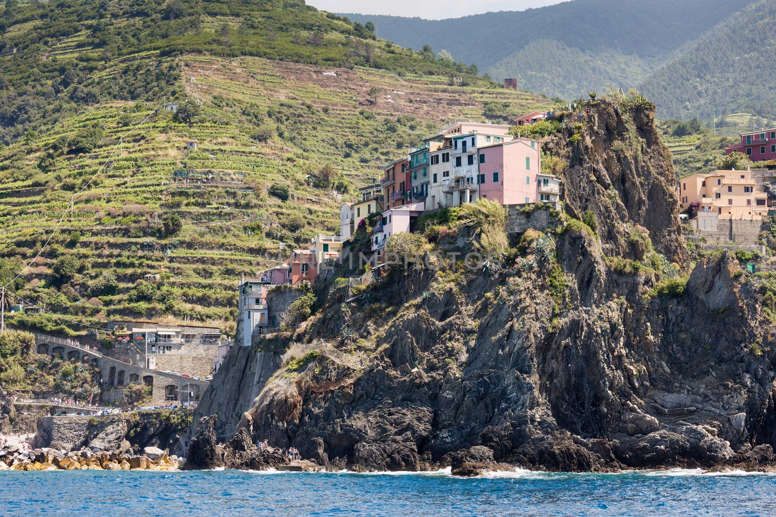 The village of Manarola of the Cinque Terre by chrisukphoto