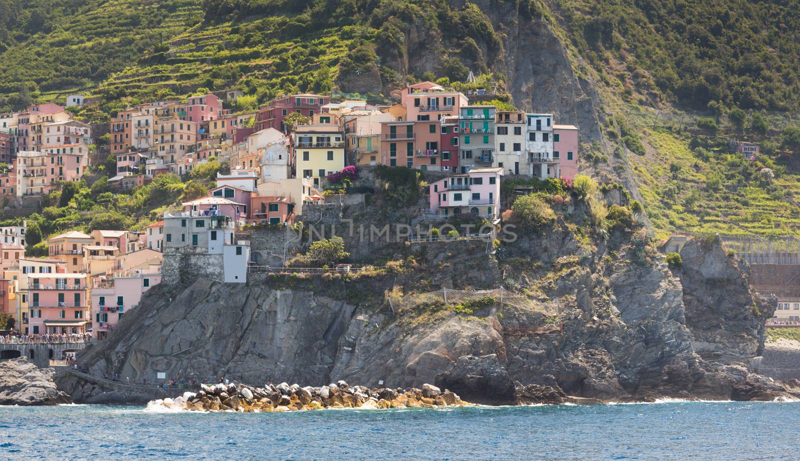 The village of Manarola of the Cinque Terre by chrisukphoto