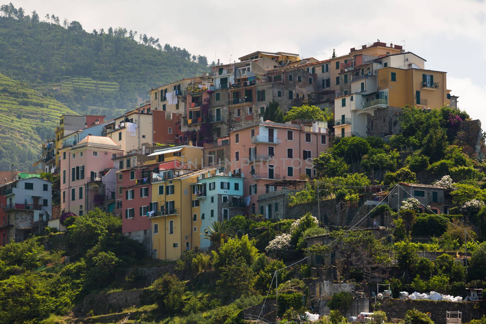 The village of Corniglia of the Cinque Terre by chrisukphoto