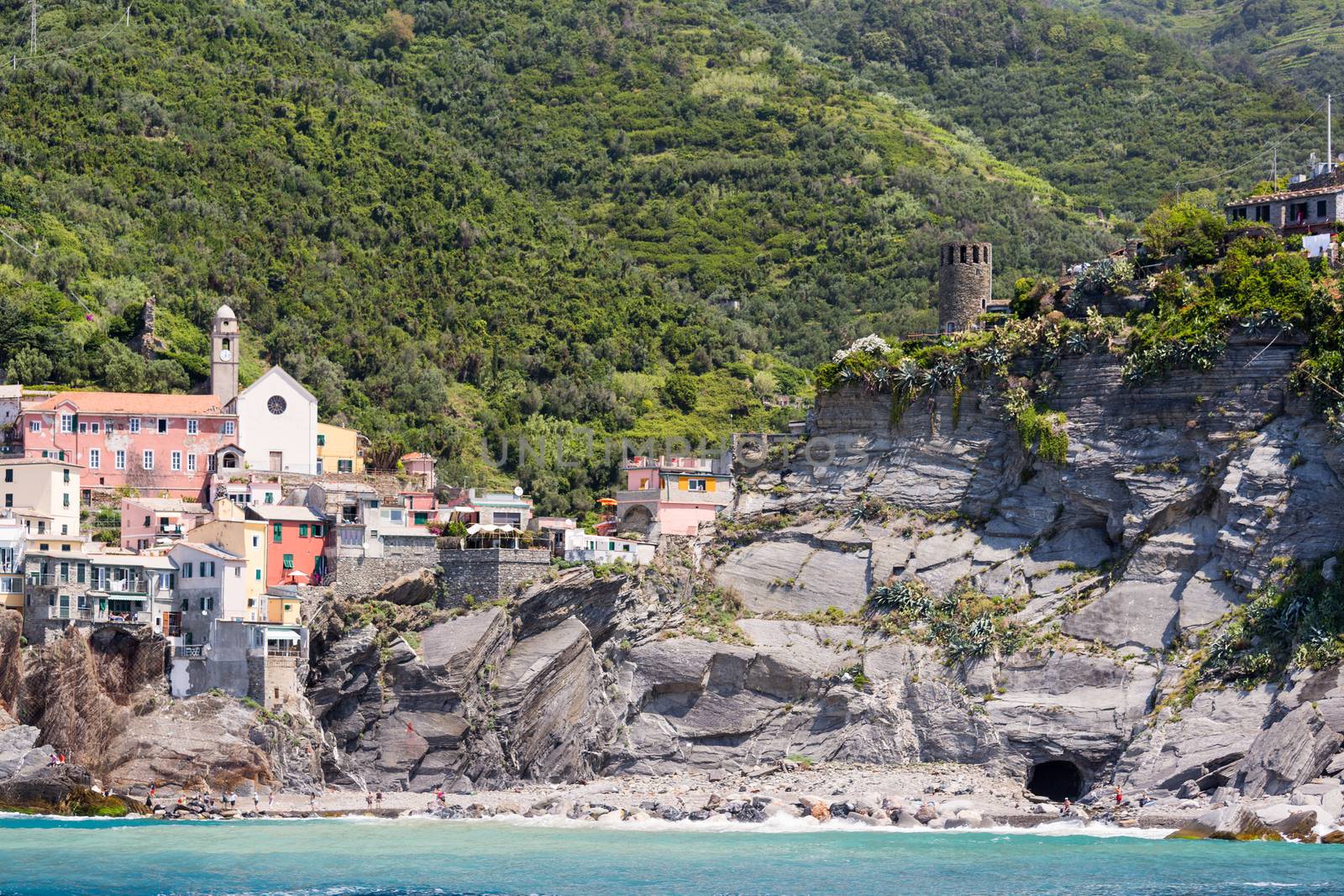 The village of Vernazza of the Cinque Terre by chrisukphoto