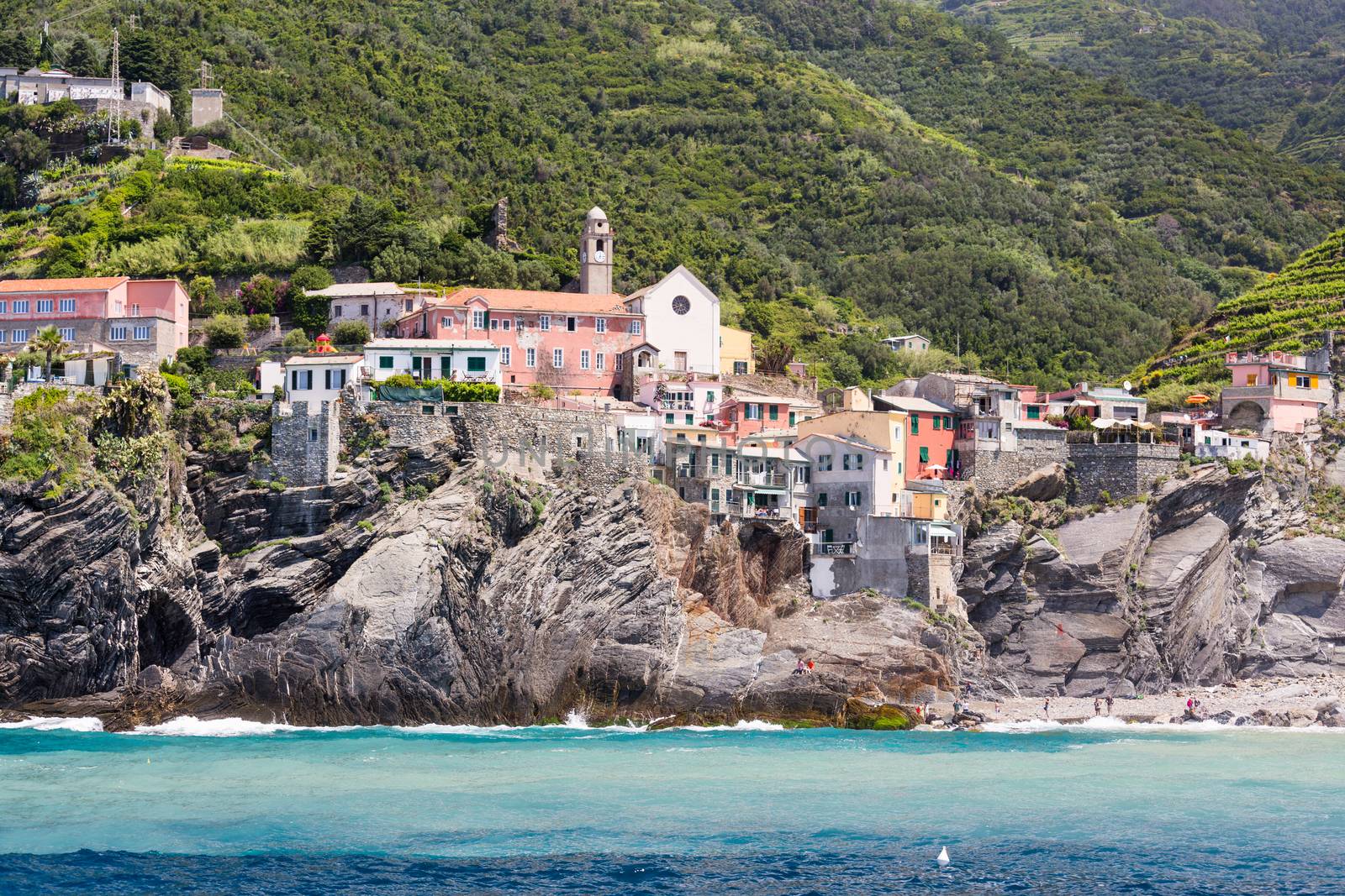 The village of Vernazza of the Cinque Terre by chrisukphoto