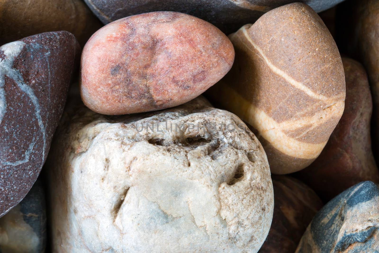 Detail of the various stones - minerals