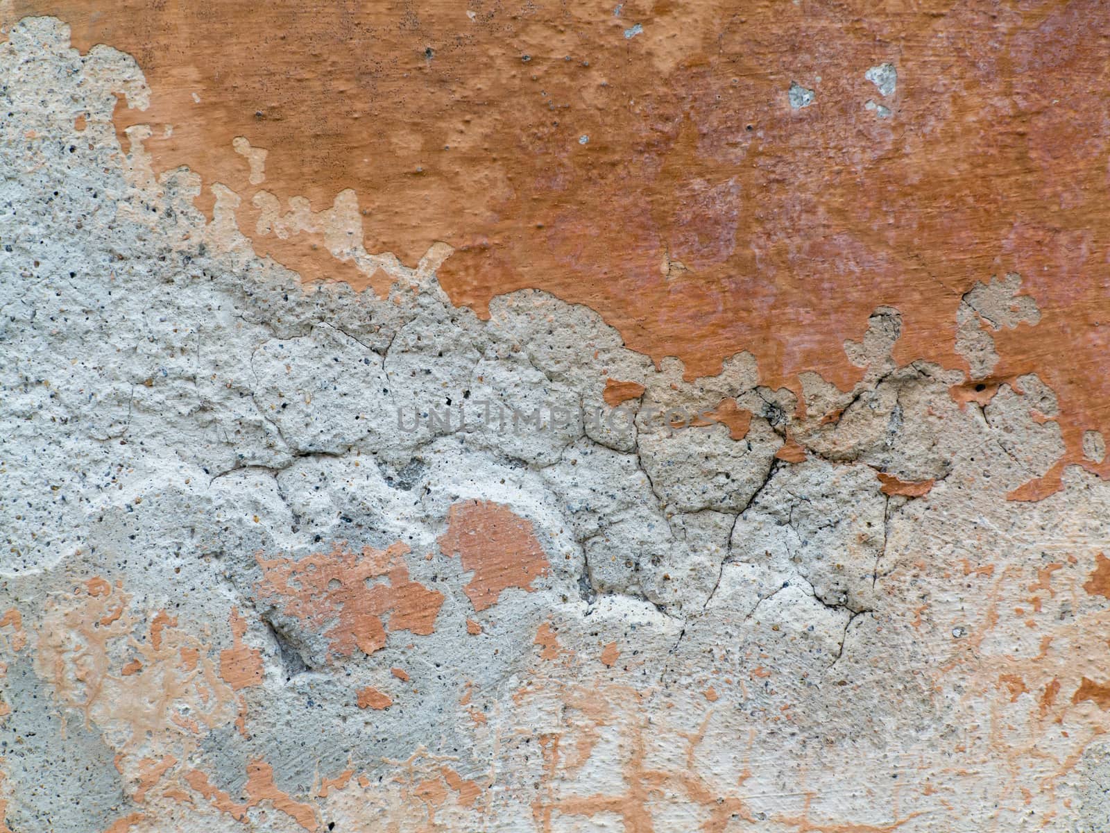 Grunge texture of the old and damaged stucco - plaster