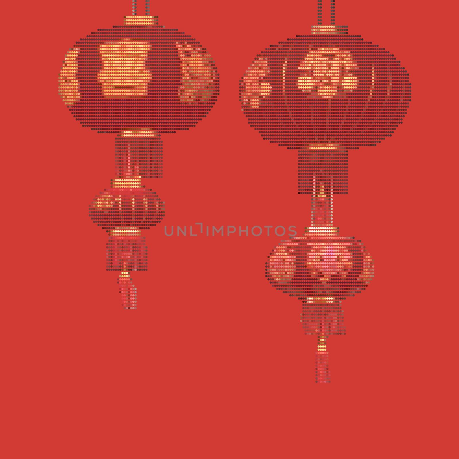 Vector Illustration Chinese new year background design