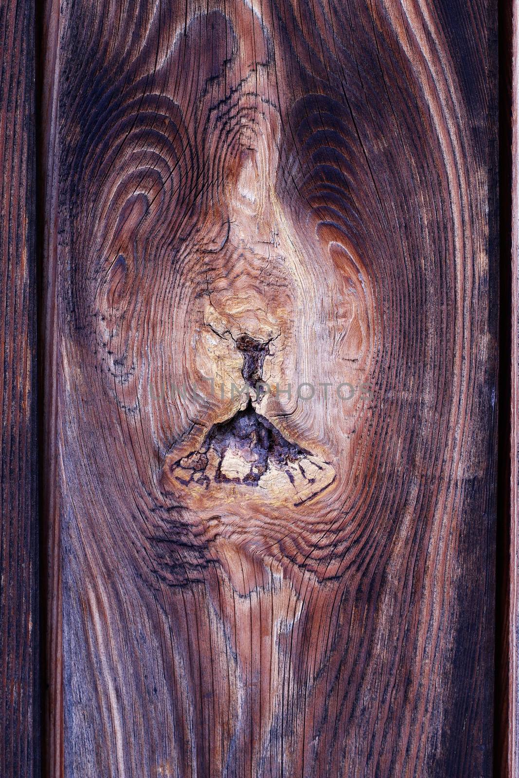 Knot in wood - wooden texture by Mibuch