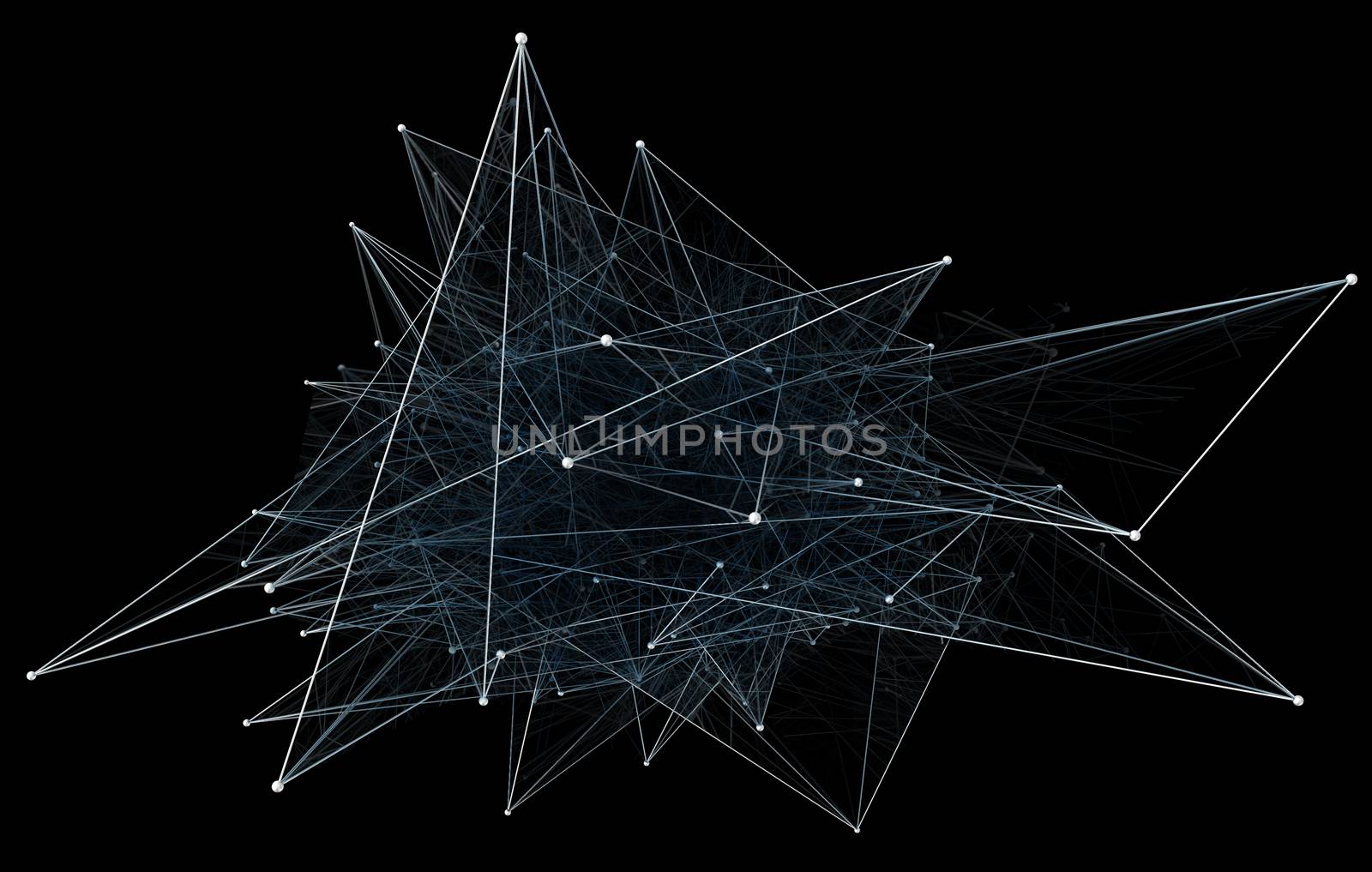 Abstract network connection background by cherezoff