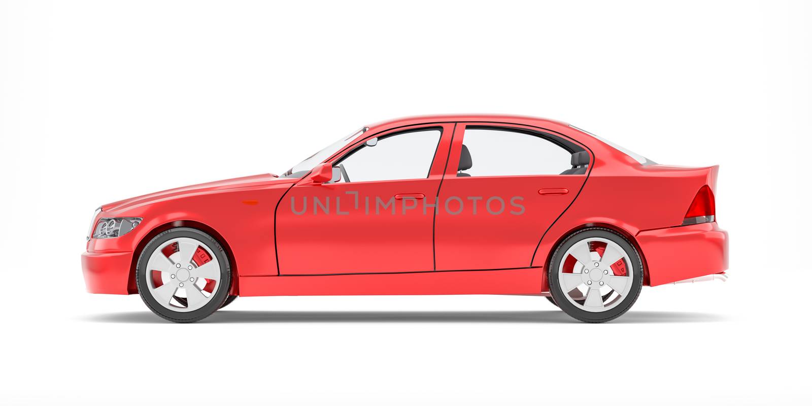 Brandless Generic Red Car by cherezoff