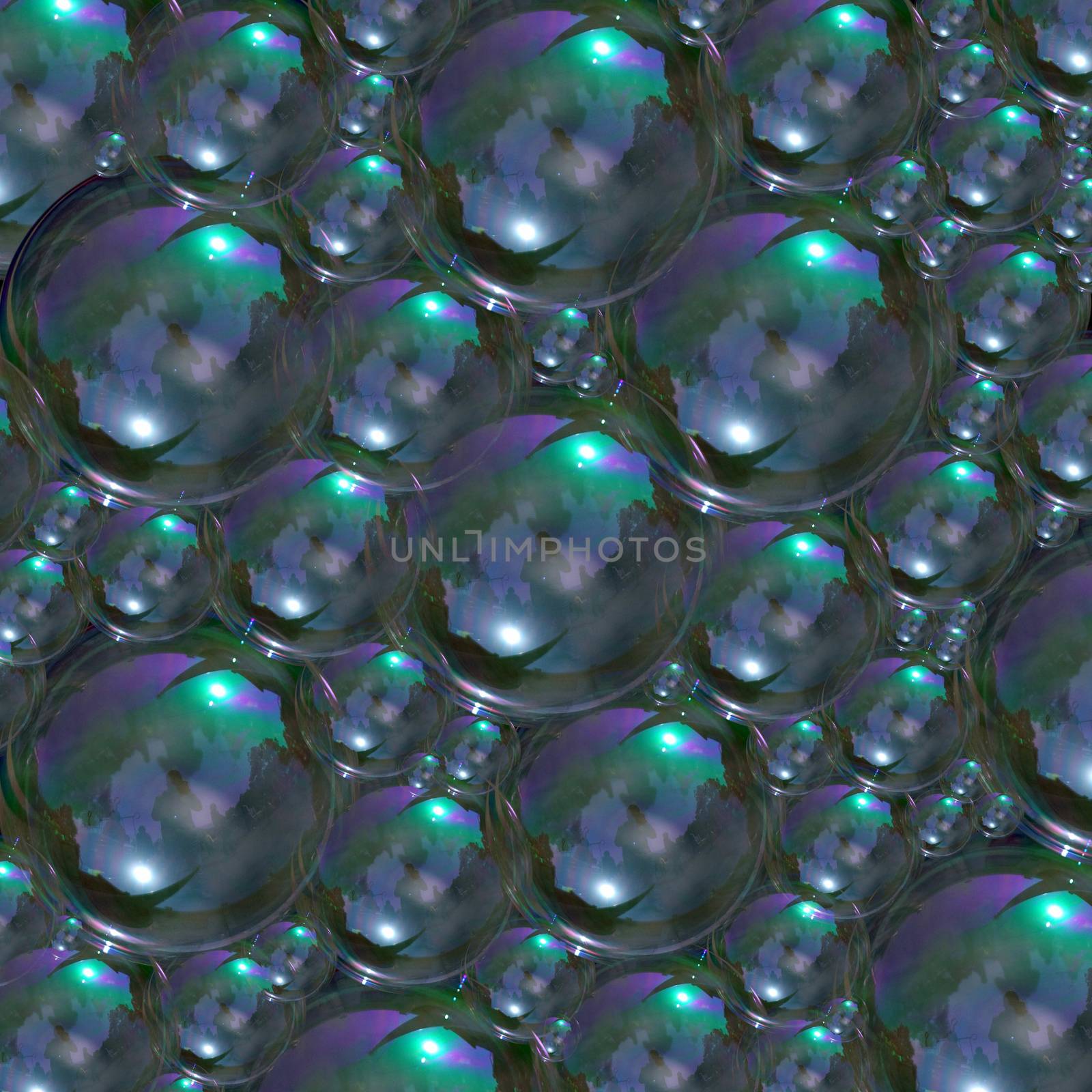 Soap bubbles background texture