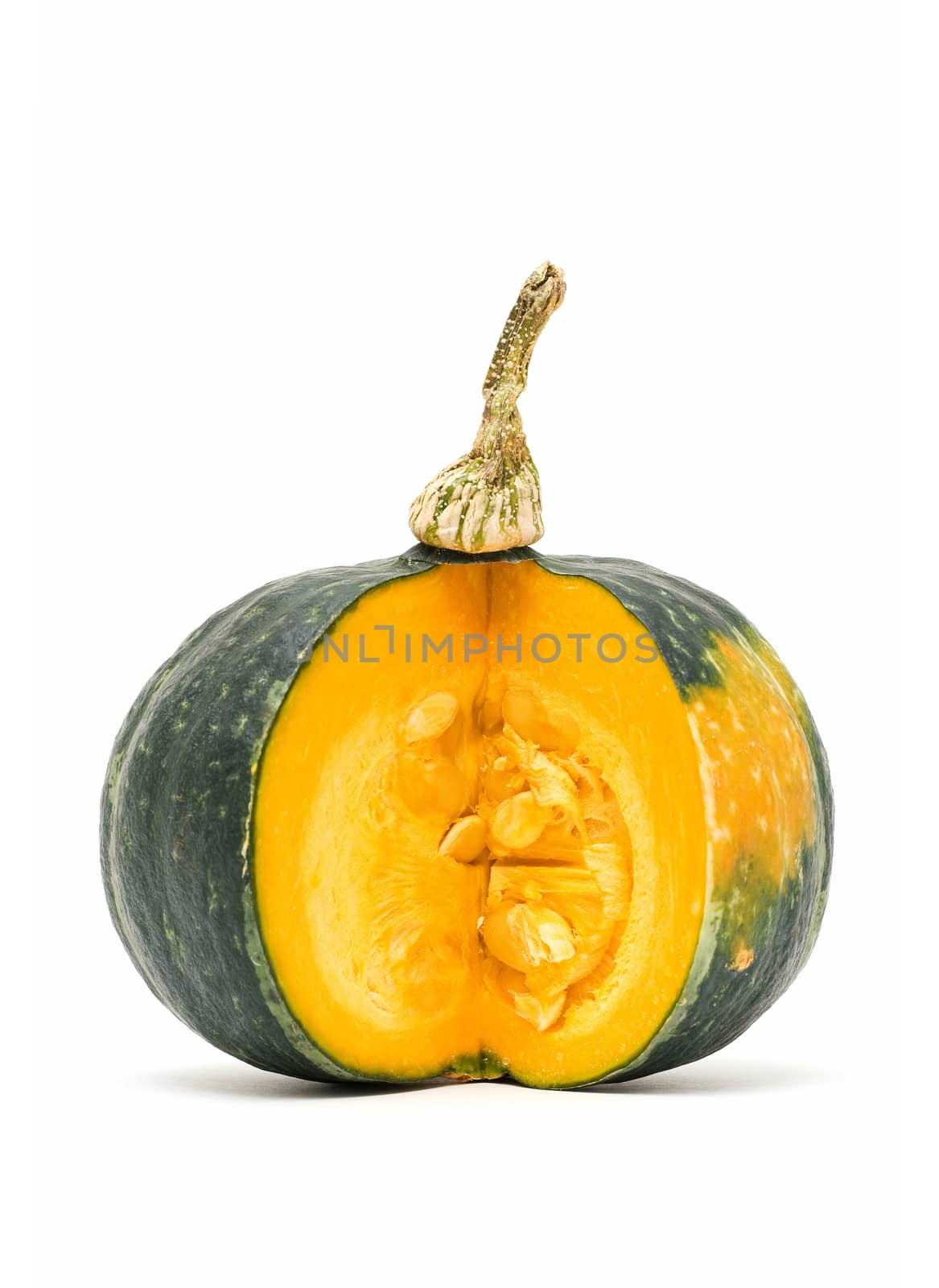 Pumpkin isolated on white background by myyaym
