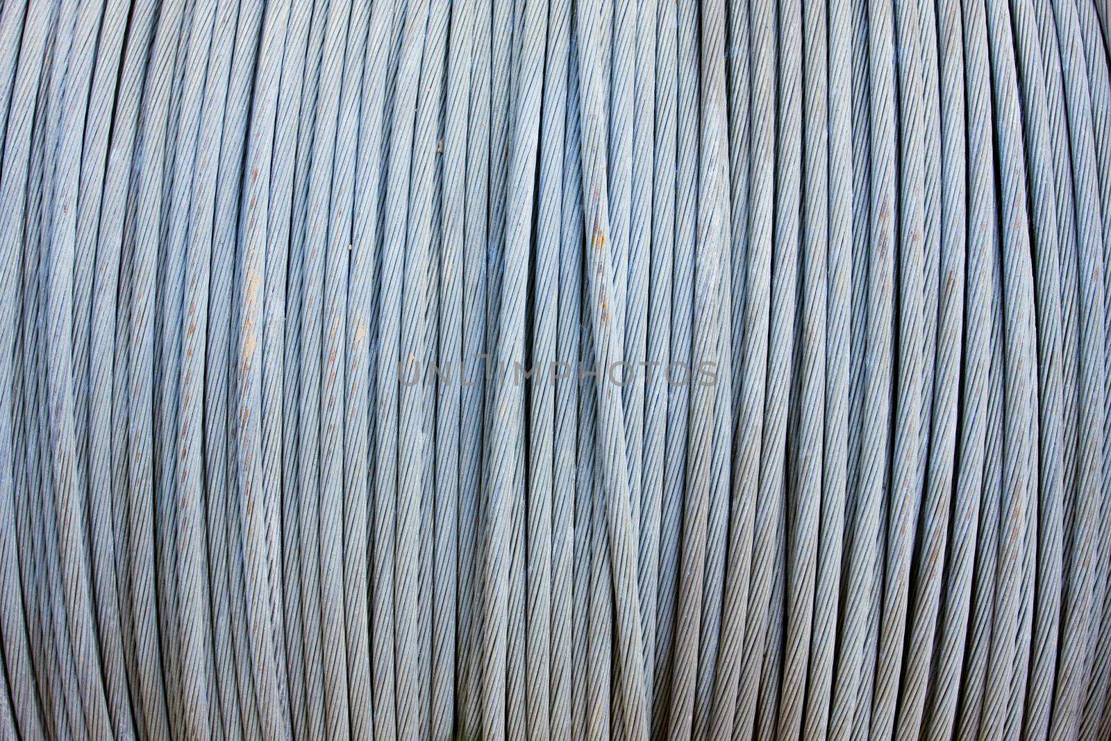 Steel wire cable background texture