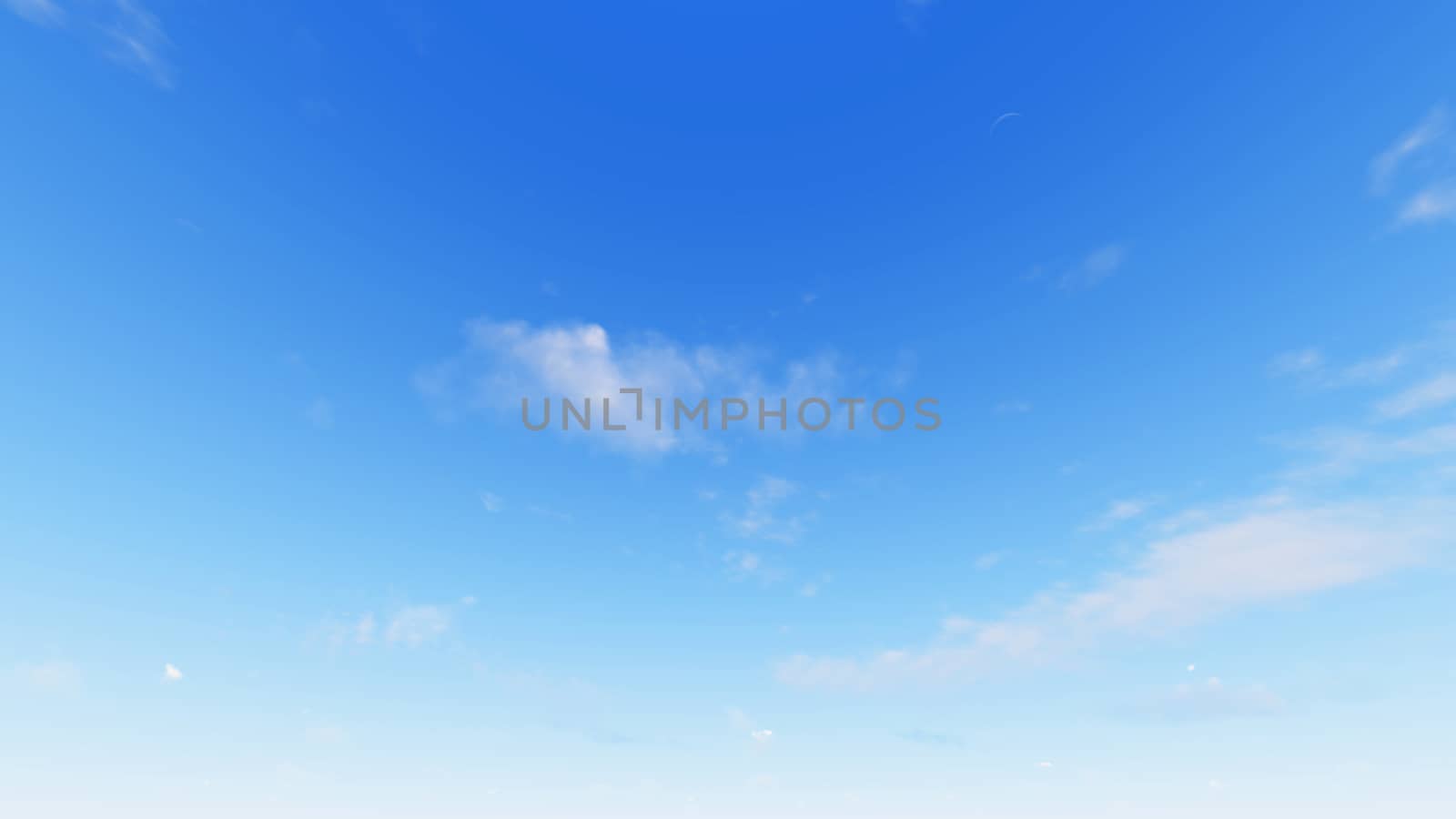 Cloudy blue sky abstract background, blue sky background with tiny clouds, 3d rendering

