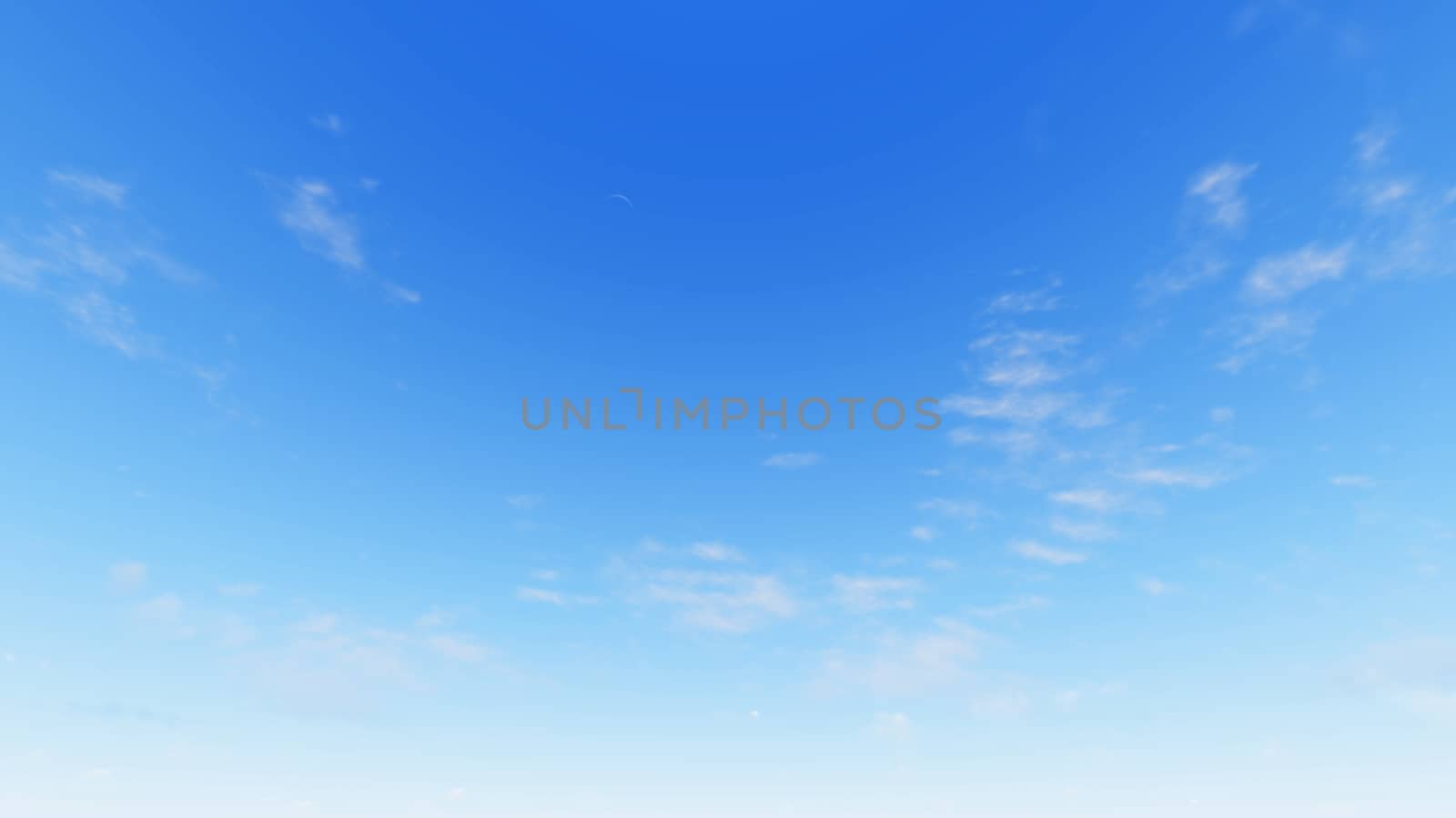 Cloudy blue sky abstract background, blue sky background with tiny clouds, 3d rendering

