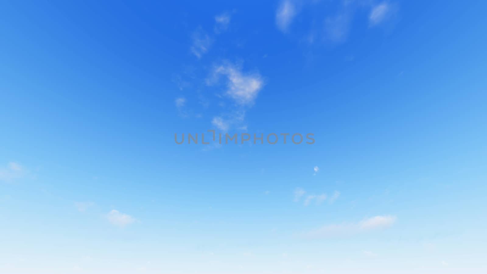 Cloudy blue sky abstract background, blue sky background with tiny clouds, 3d rendering

