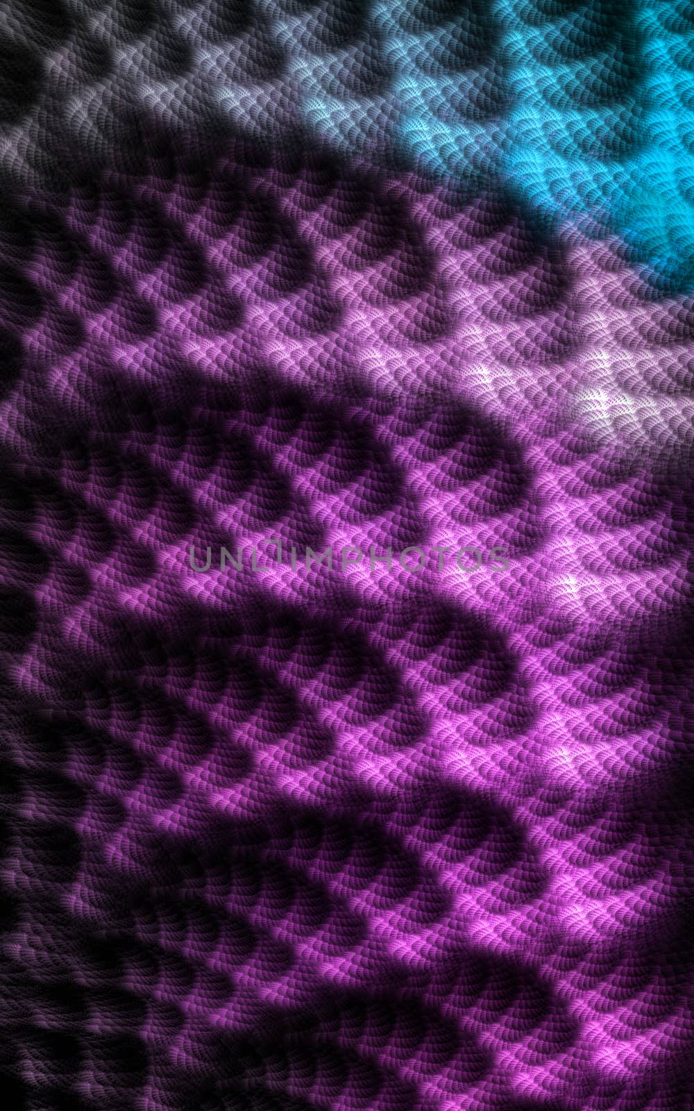 A scaly, fractal skin texture.