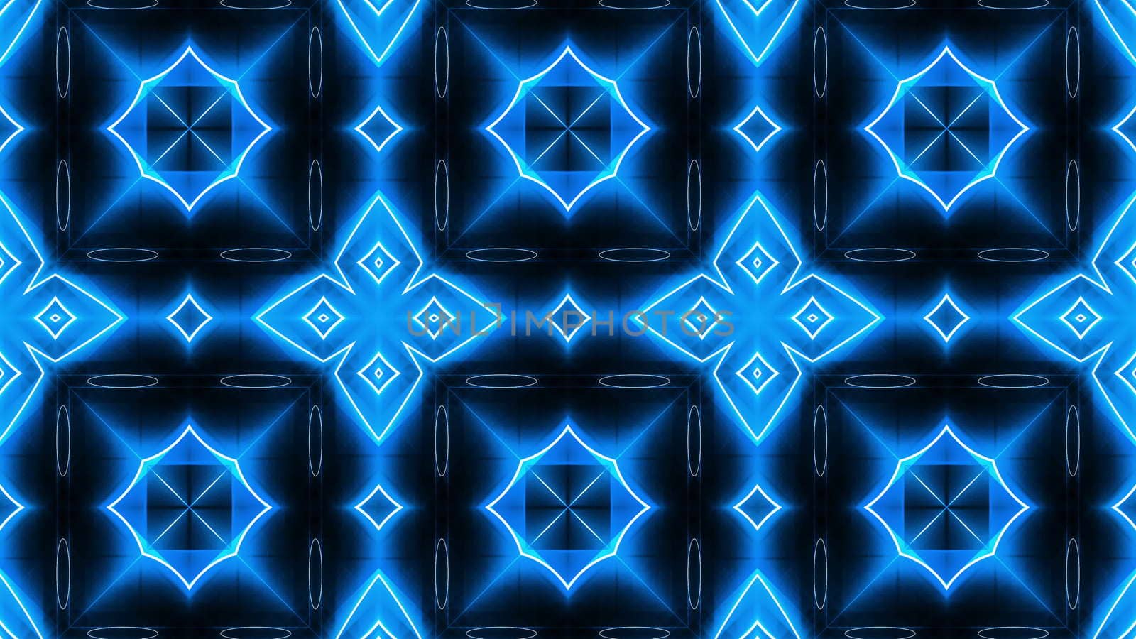 VJ Fractal blue kaleidoscopic background by nolimit046