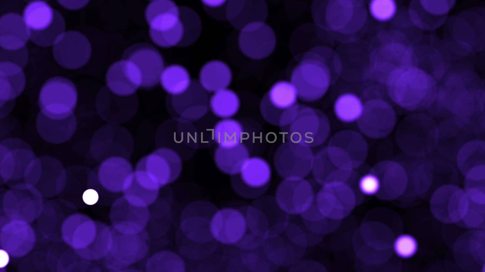 Abstract background with blurred particles. 3D rendered