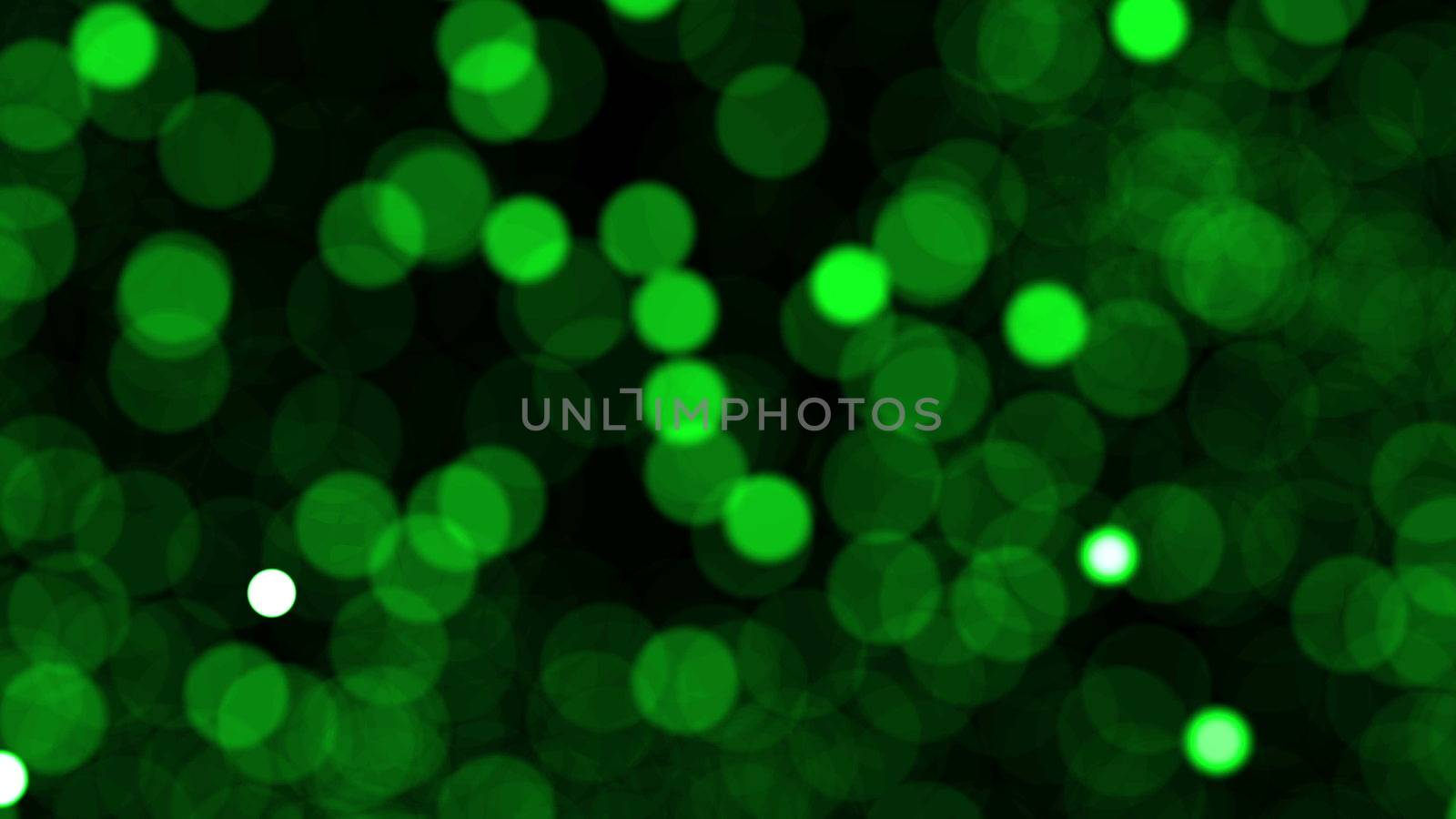 Abstract background with blurred particles. 3D rendered