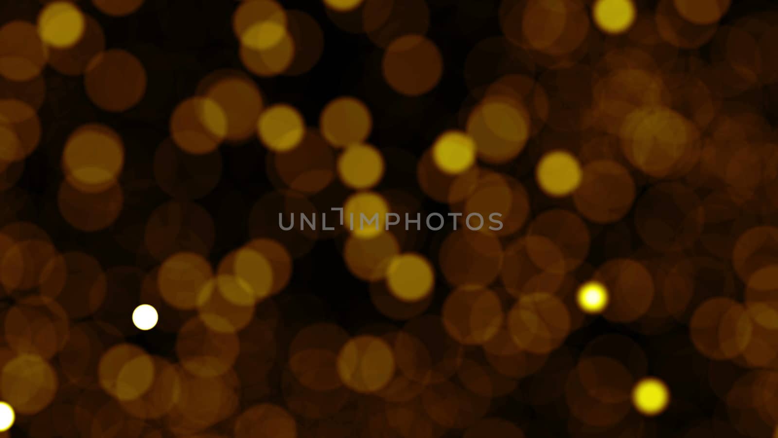 Abstract background with blurred particles. 3D rendered
