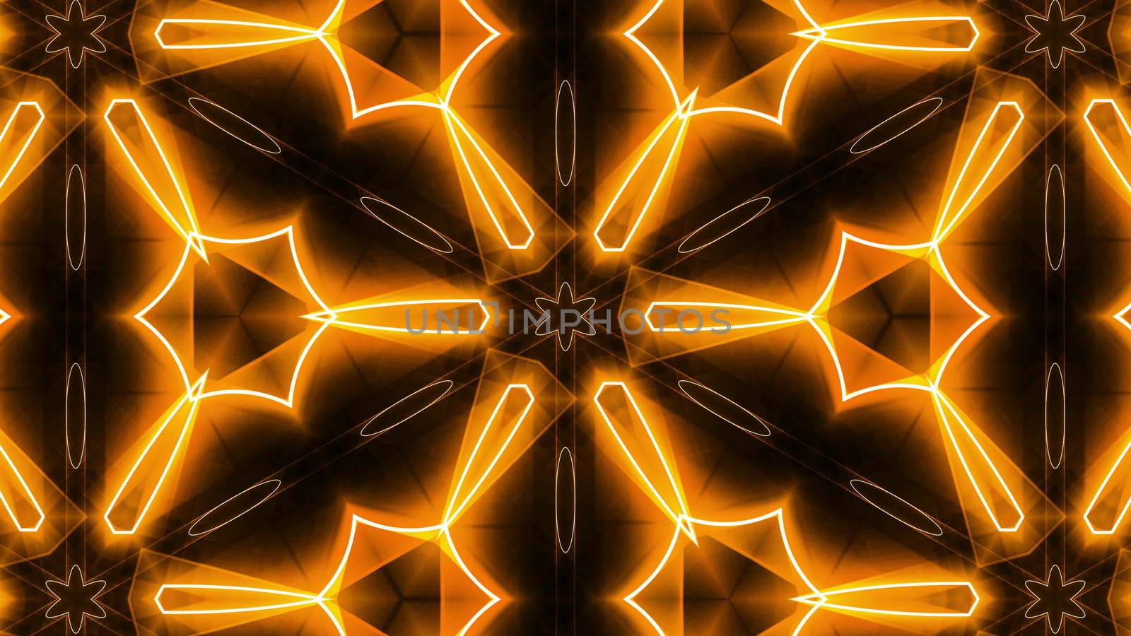 Fractal orange kaleidoscopic background by nolimit046