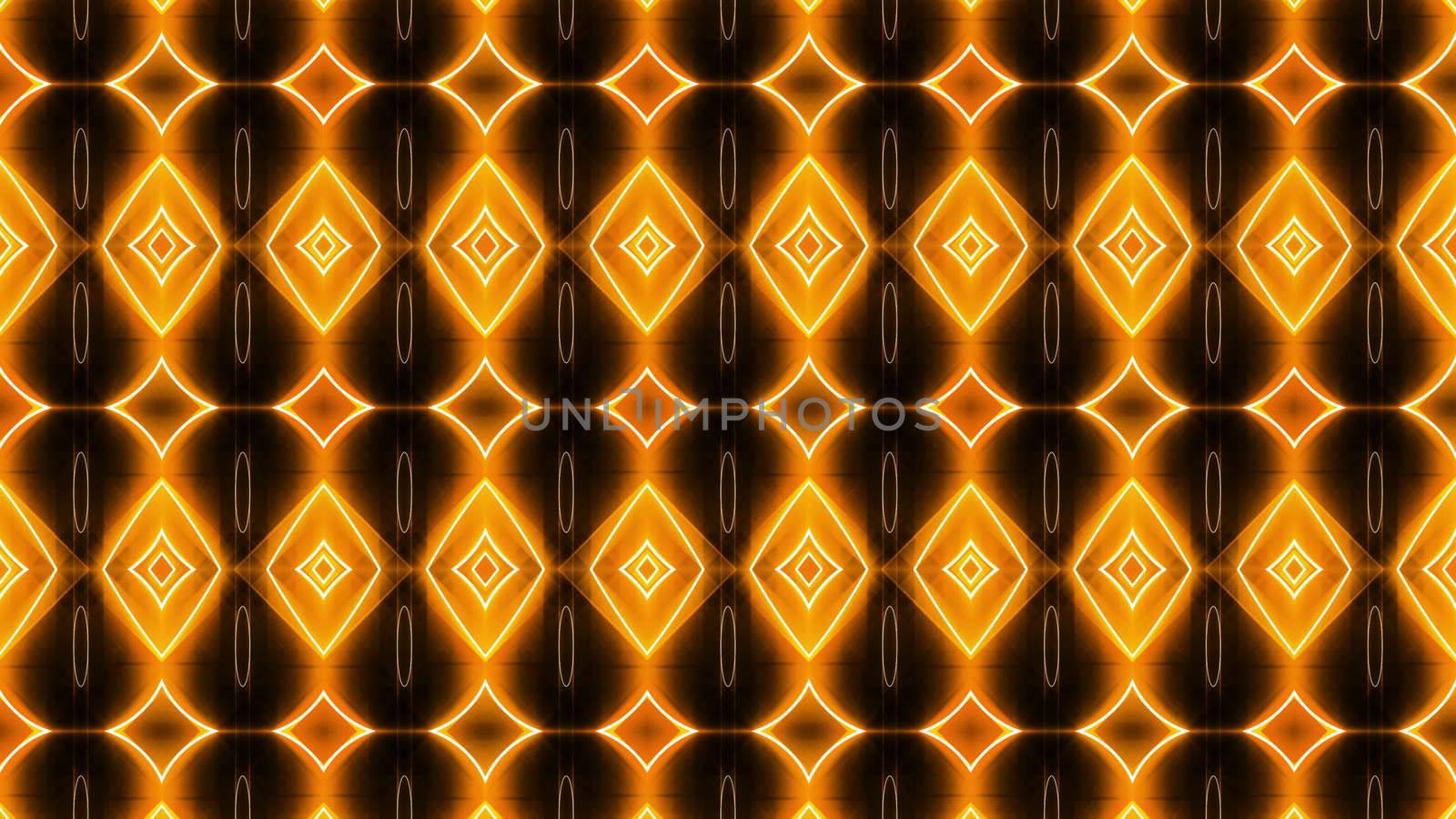 Fractal orange kaleidoscopic background by nolimit046