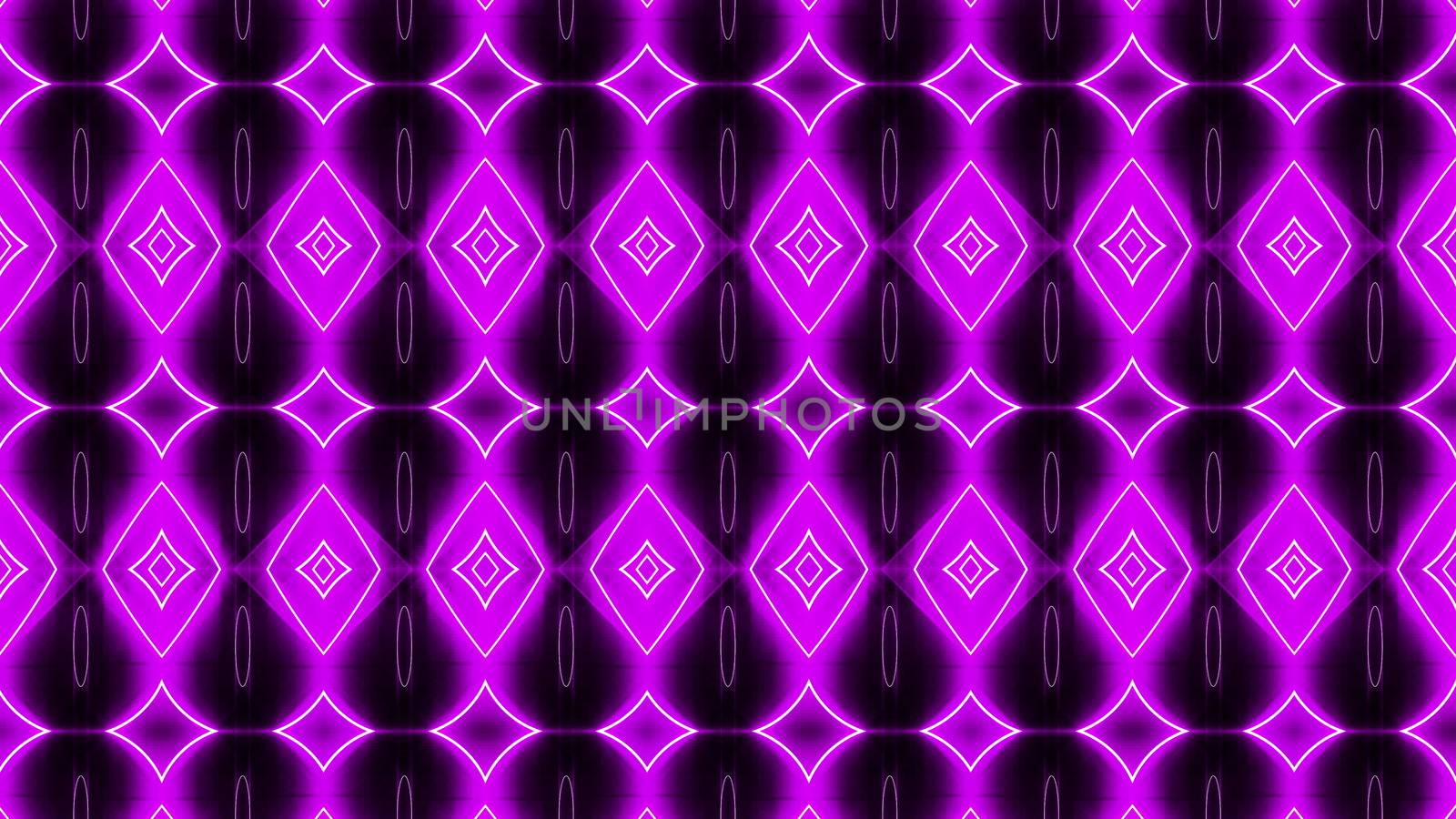 Purple abstract background, kaleidoscope. 3D rendered backdrop