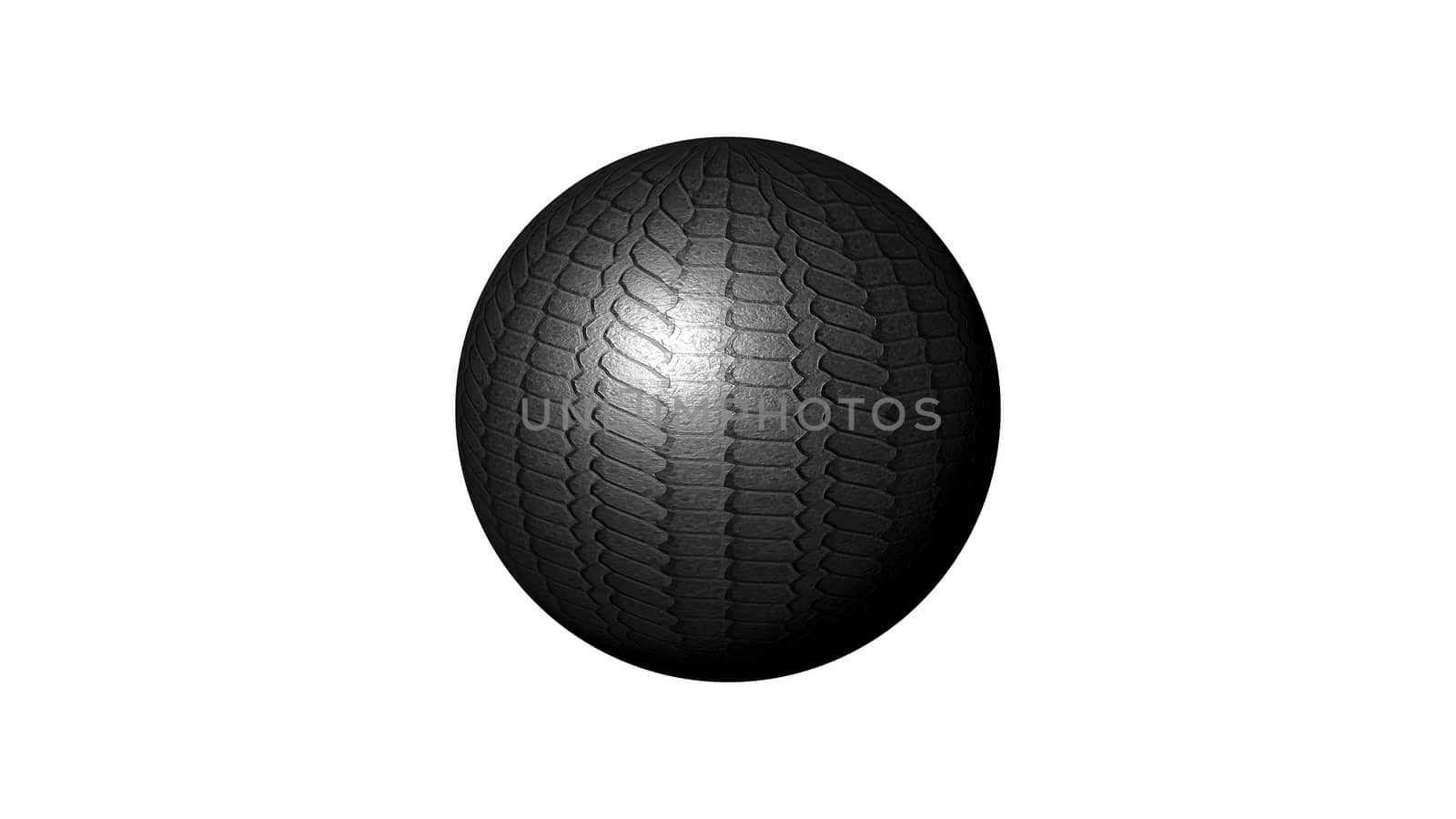 3D sphere isolated over a white background. 3D rendered