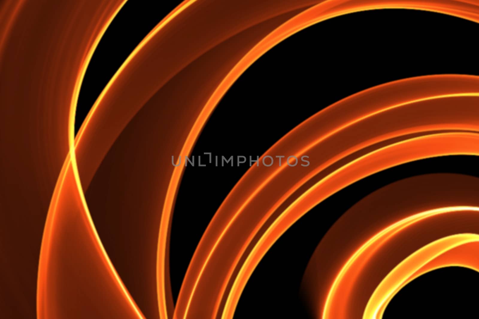 abstract red wavy smoke flame over black background.