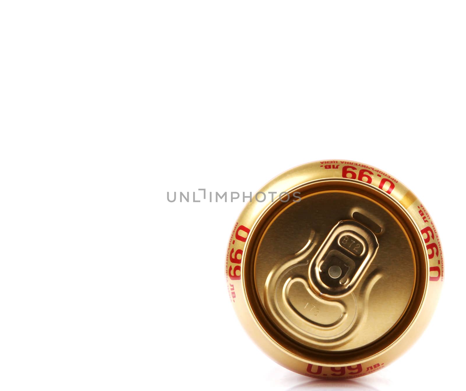 Drink Can Isolated On White