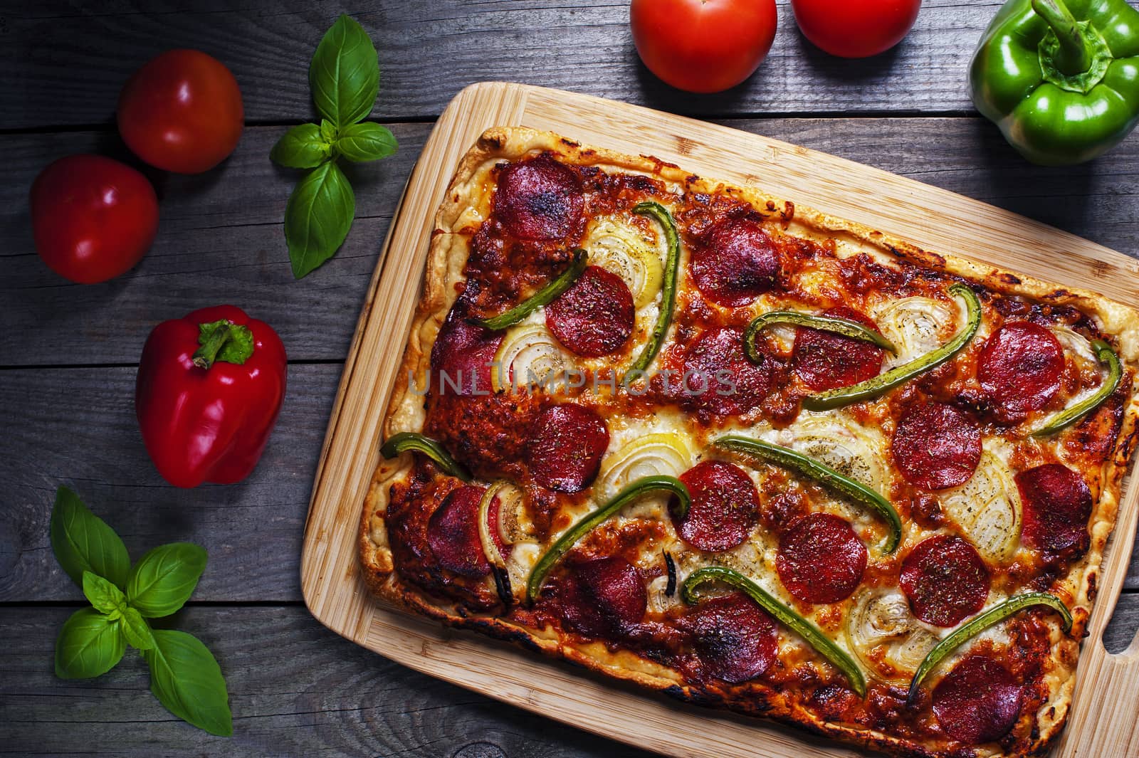 Italian homemade pizza by Michalowski