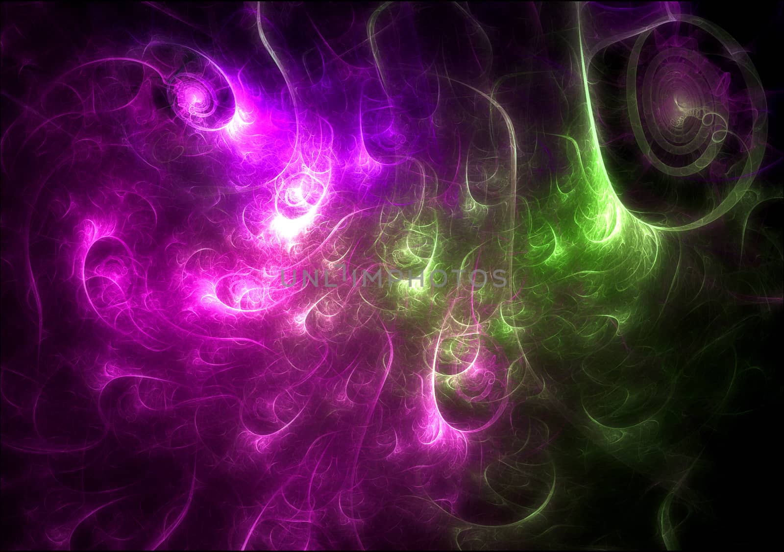 Chaotic swirling currents of air inside an alien weather system.