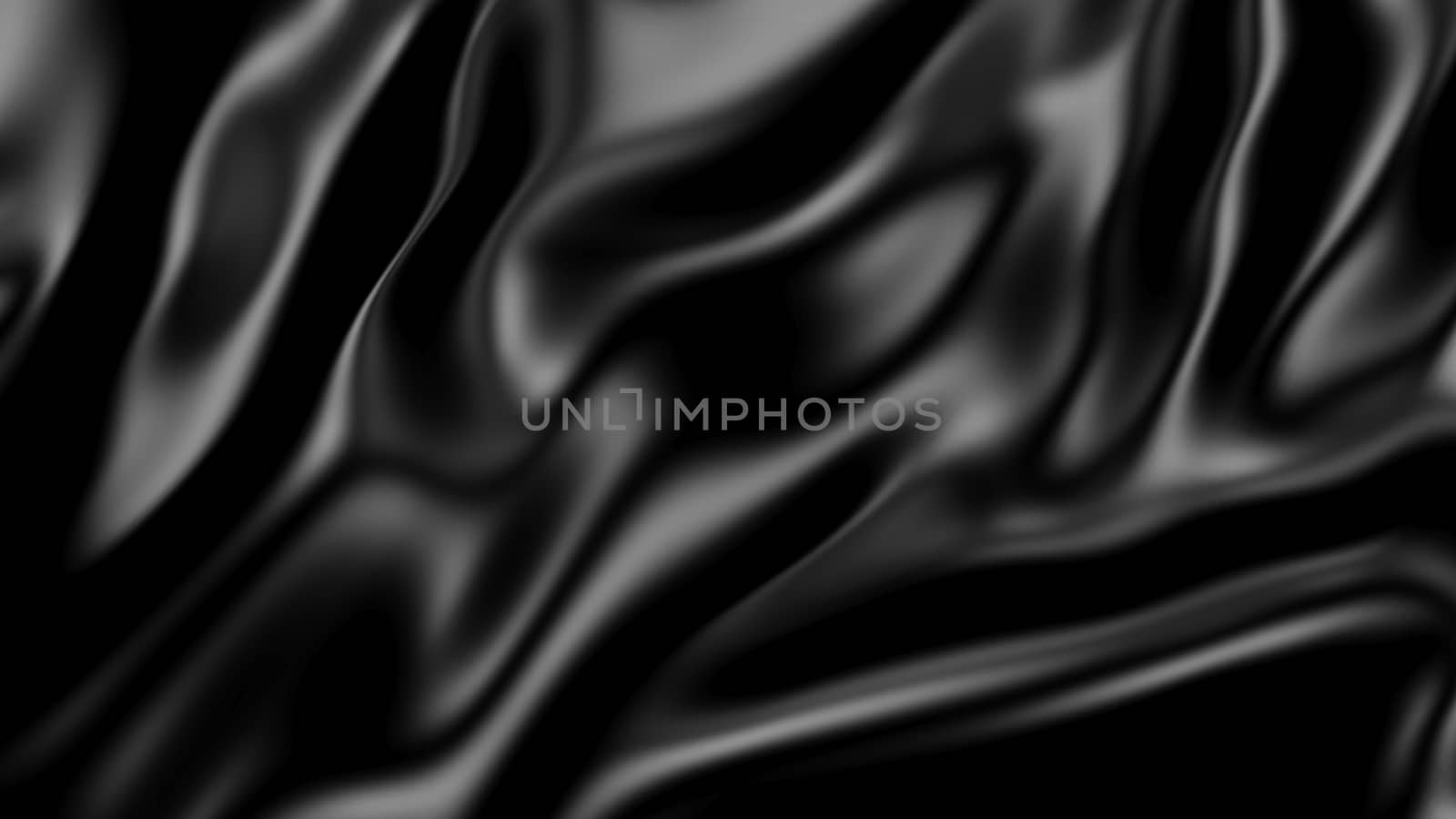 3D Illustration Abstract Black Background with Glare
