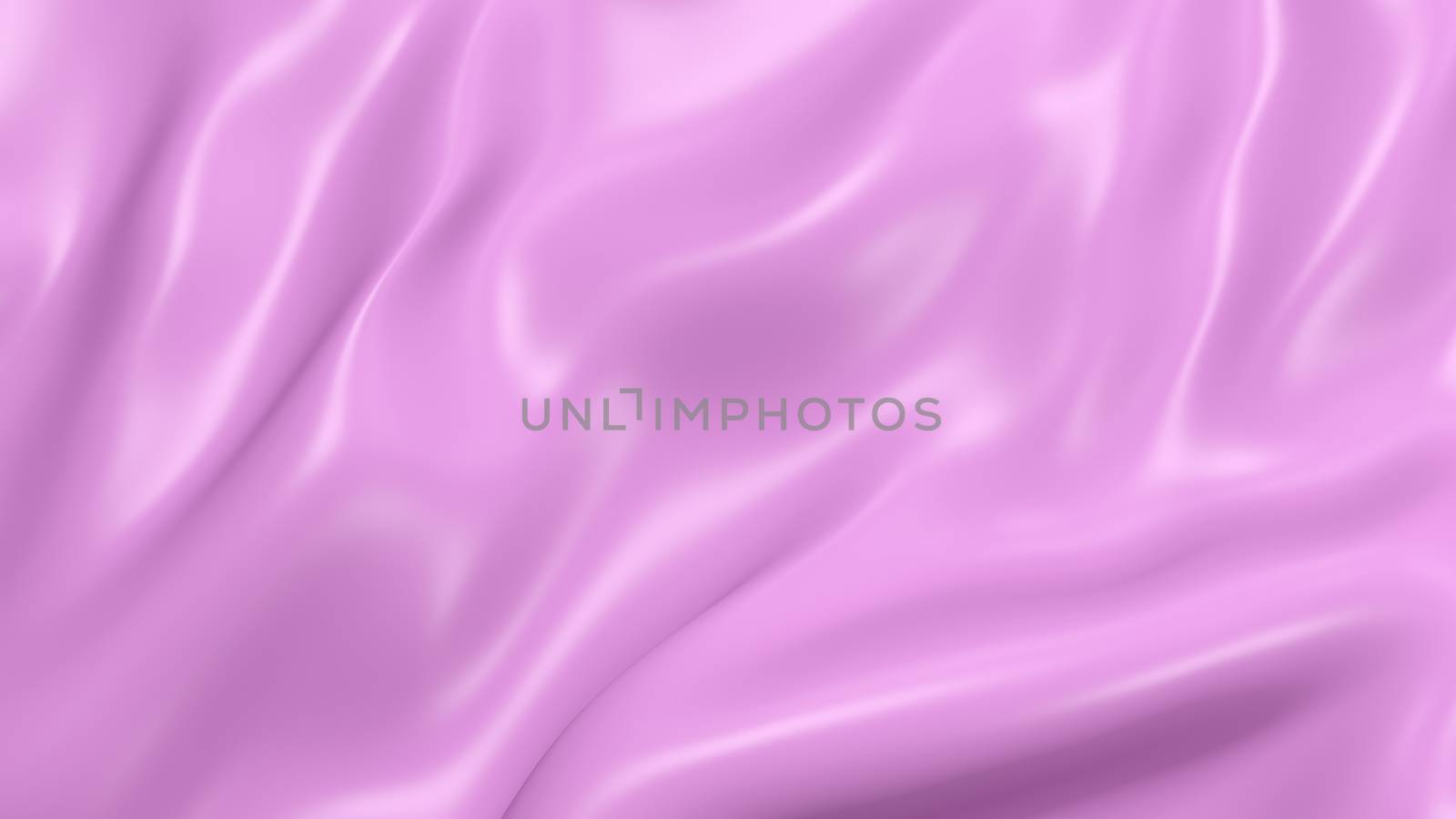 3D Illustration Abstract Pink Background Silk Cloth