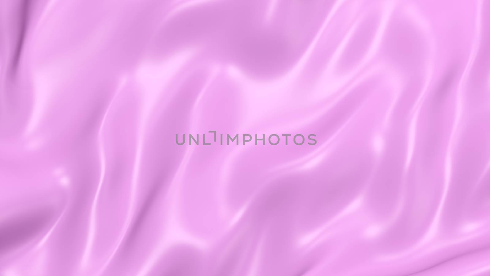 3D Illustration Abstract Pink  Background Silk Cloth