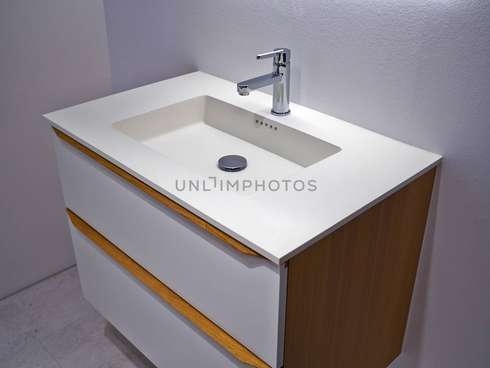 Beautiful Small Modern Trendy Design Bathroom in Luxury Home
