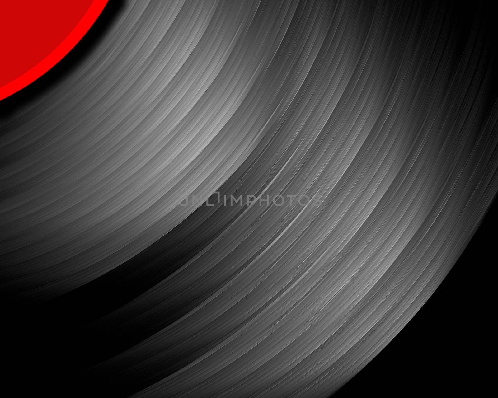 A fractal rendering of a 12 inch vinyl record.