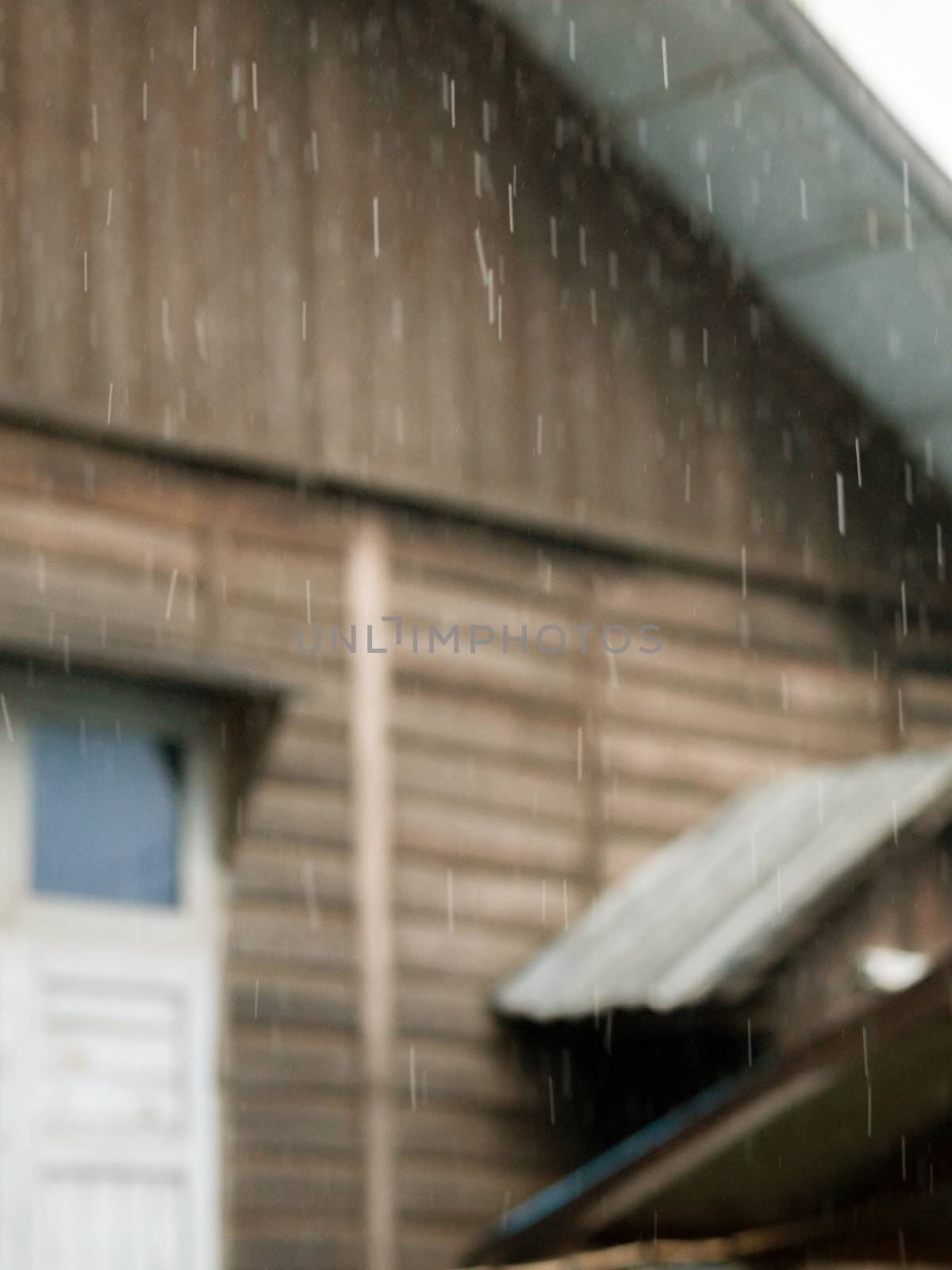 BLURRY SHOT OF RAINDROPS by PrettyTG