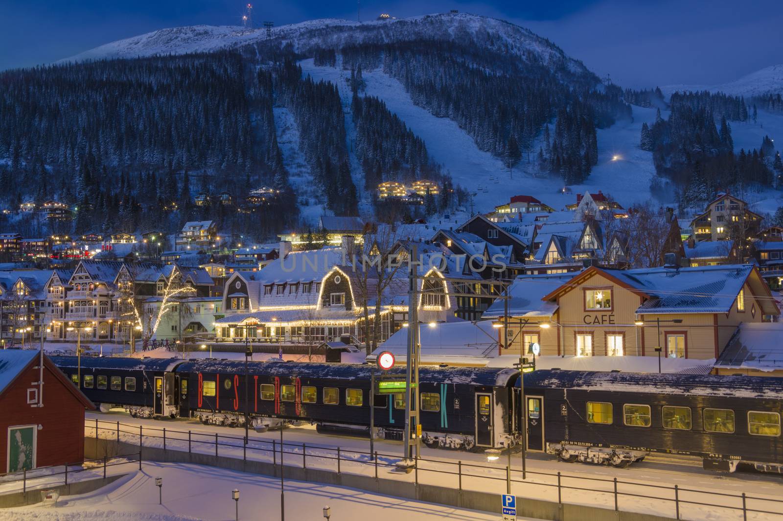 ski resort in Sweden by vizland