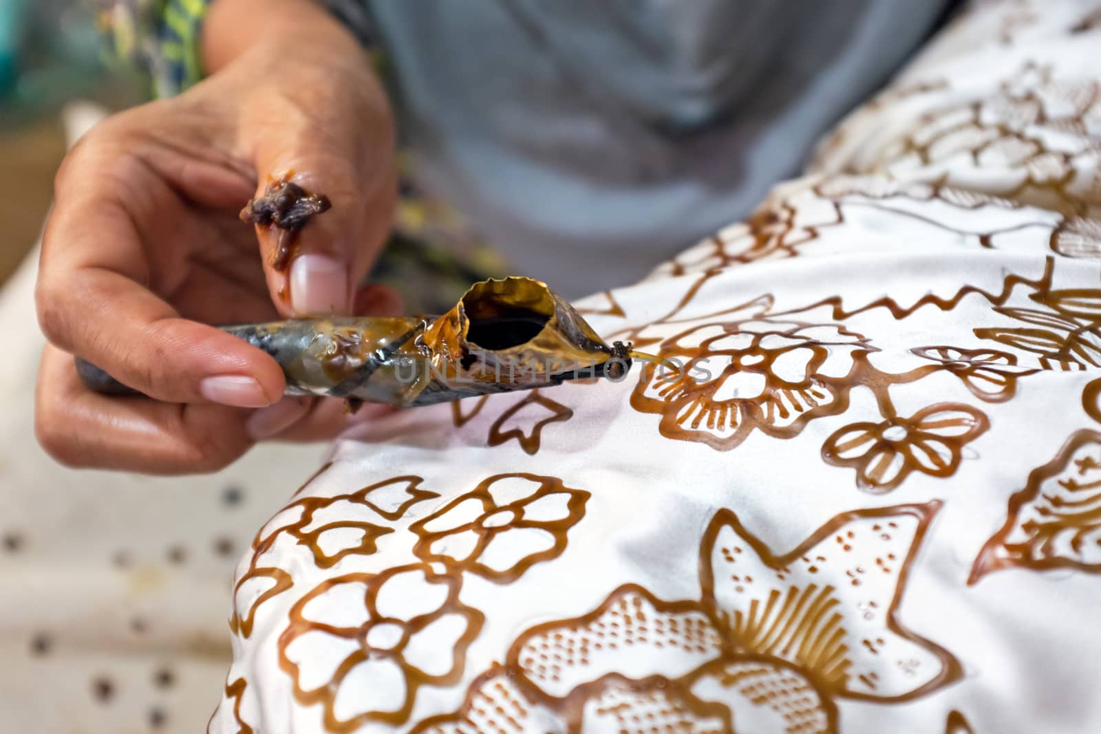 Batik Painting On Fabric
