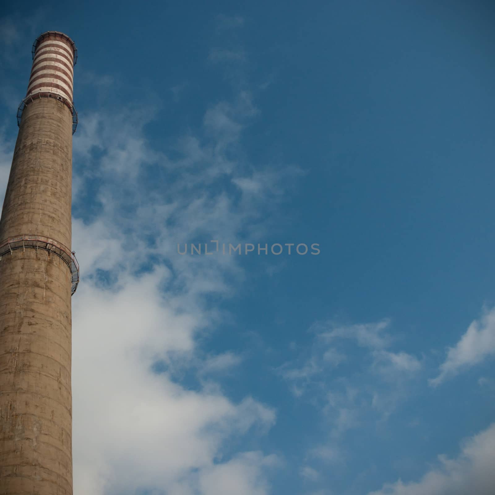 ruins of a very heavily polluted industrial factory, industrial series