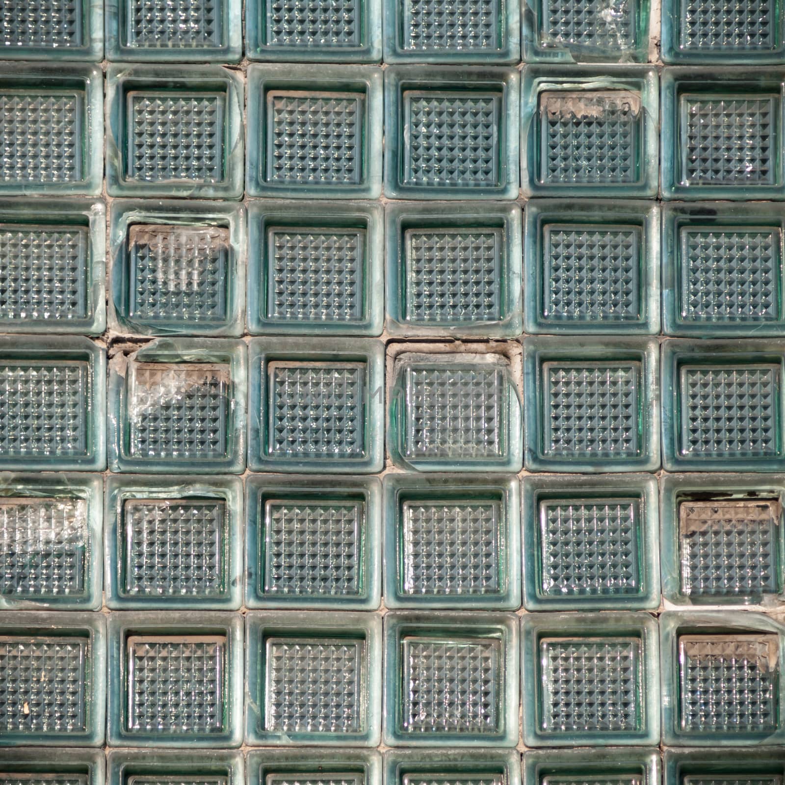 discarded ruin with old windows and wall, industrial window in concrete wall