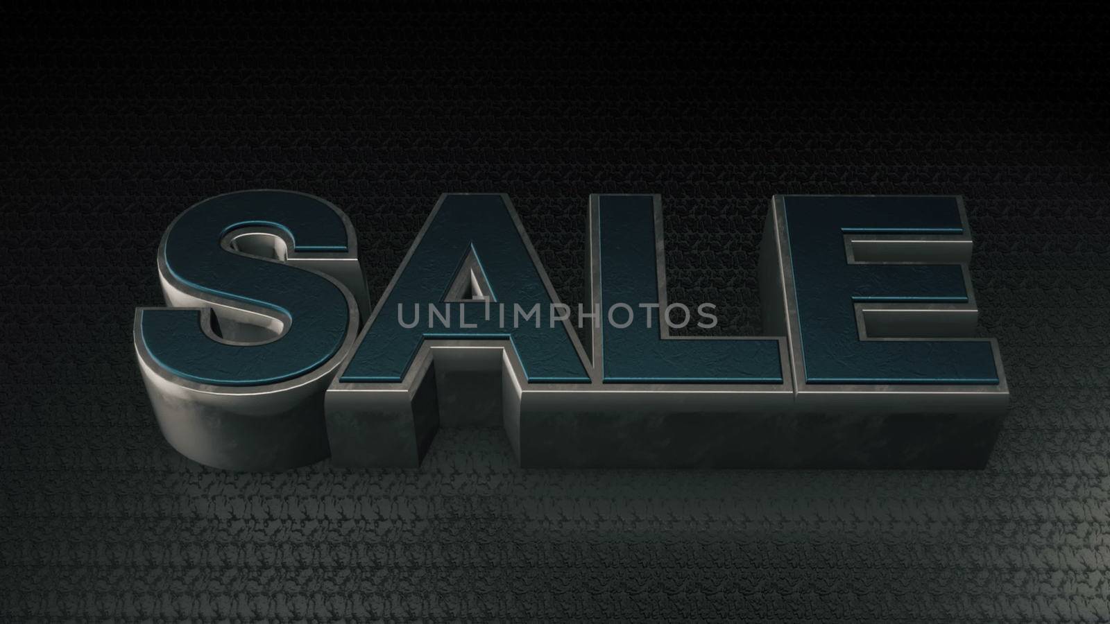 Metal 3D Text SALE with reflection by nolimit046