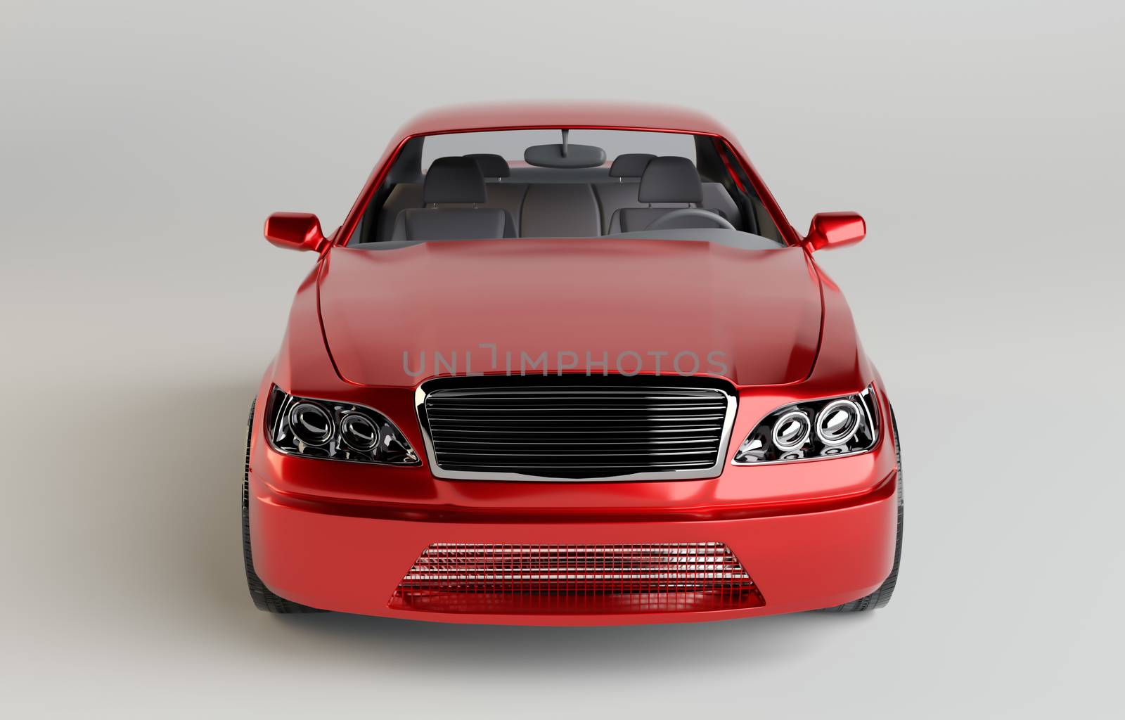 Brandless Generic Red Car by cherezoff