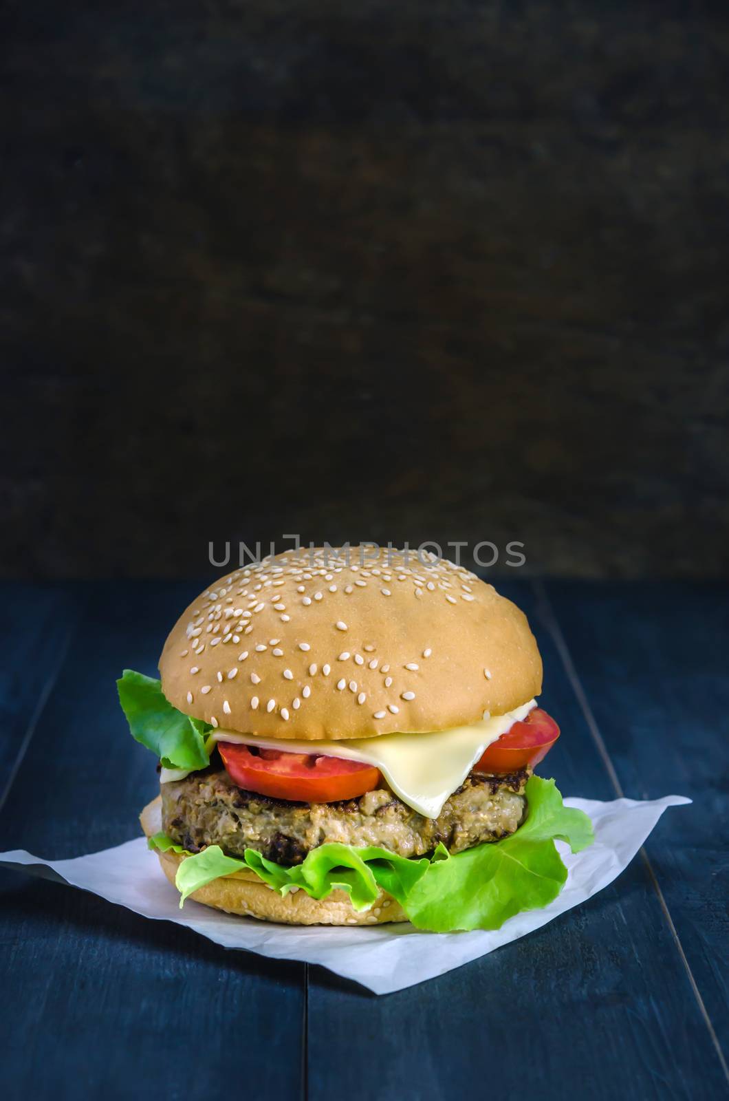 fresh tasty burger  by rakratchada
