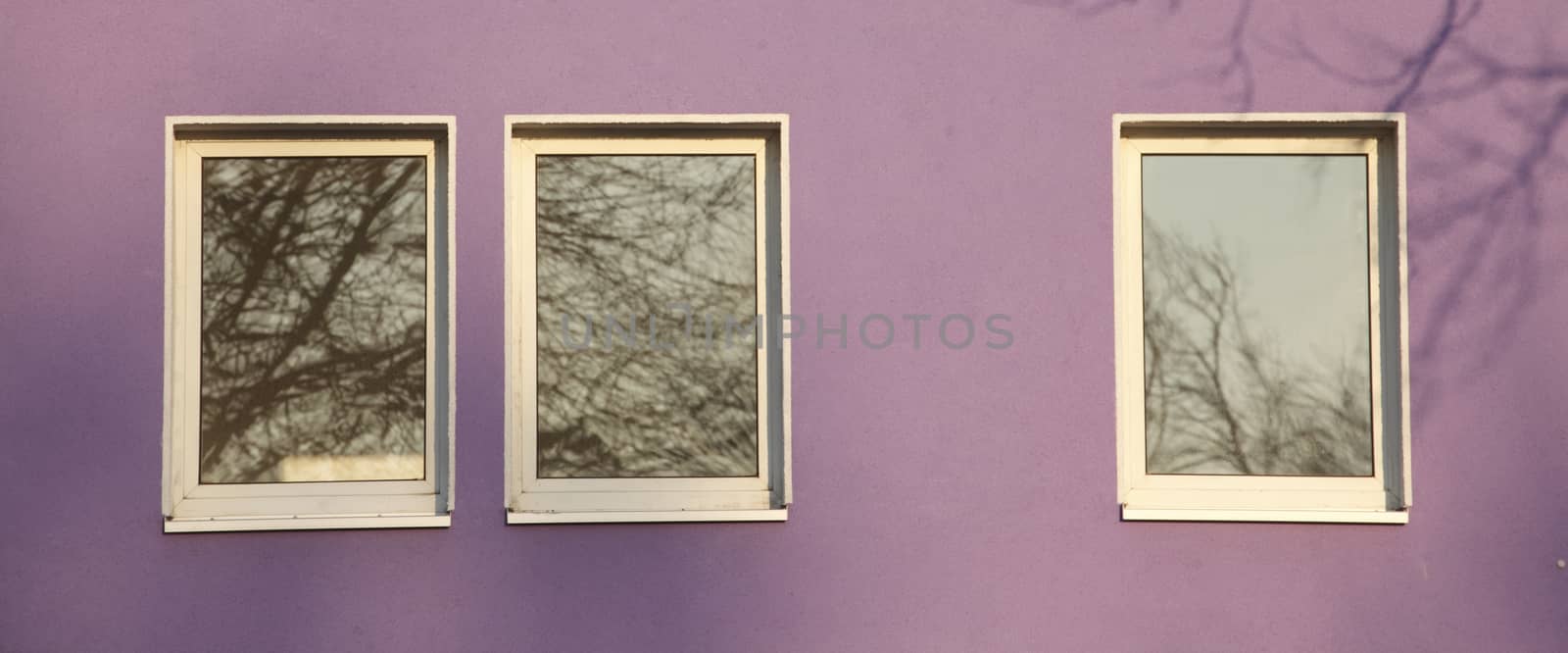 Block of Flats, Windows, house wall